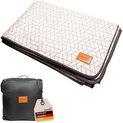 Tapis de tente Lindal - camping - 290×400cm - polaire Softtouch - sac rangement