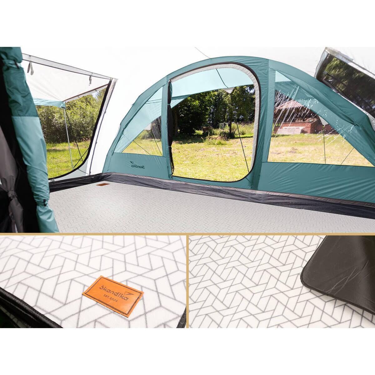 Tapis de tente Lindal - camping - 370×200cm - polaire Softtouch - sac rangement 3/7
