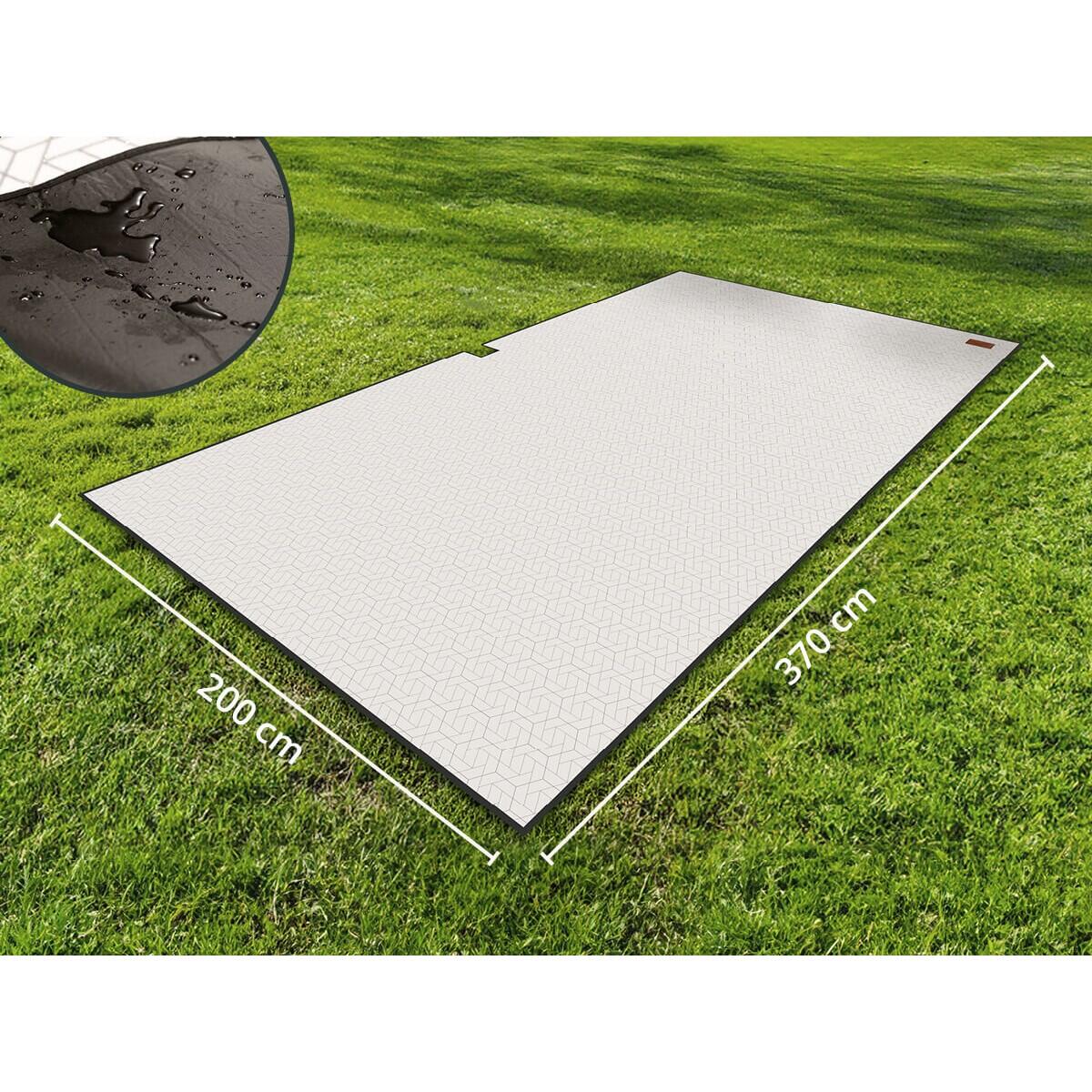 Tapis de tente Lindal - camping - 370×200cm - polaire Softtouch - sac rangement 5/7