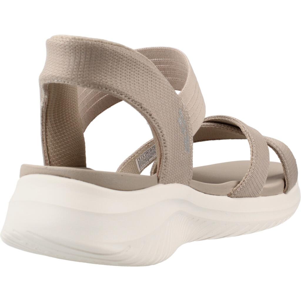 Sandali Bassi Donna Skechers  Marrone 3/5