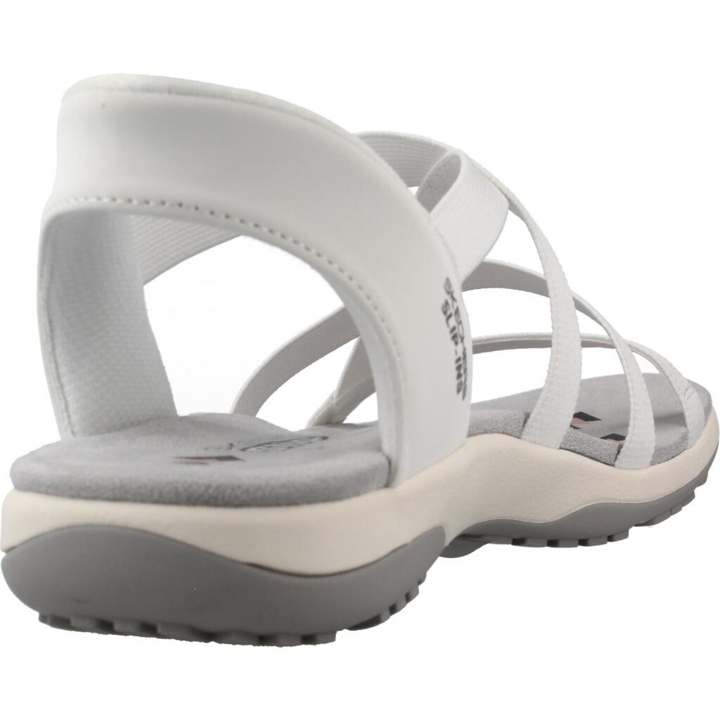 Sandalen Skechers Reggae Slim - Stretch Flex, Weiß, Damen 3/5