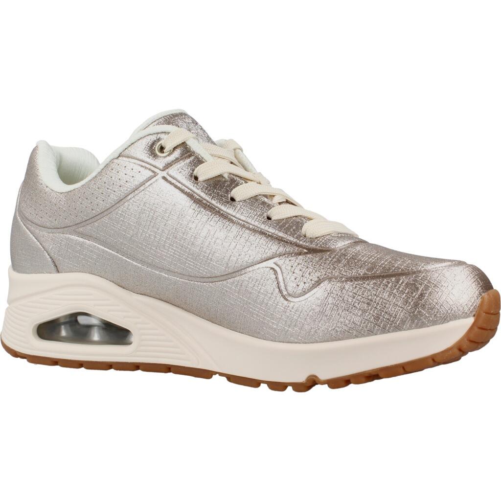 Skechers Uno Sneakers beige Glitzer metallic 177859 5/7