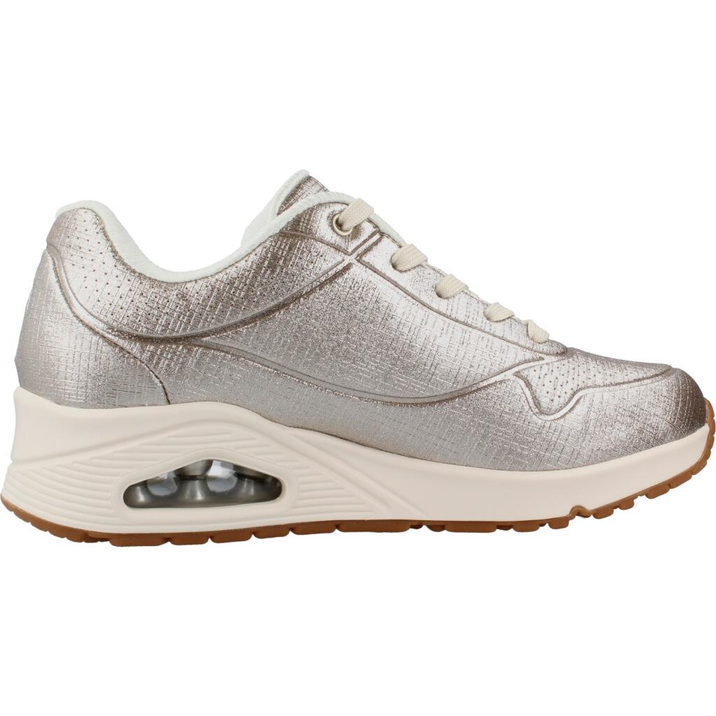 Skechers Uno Sneakers beige Glitzer metallic 177859 4/7