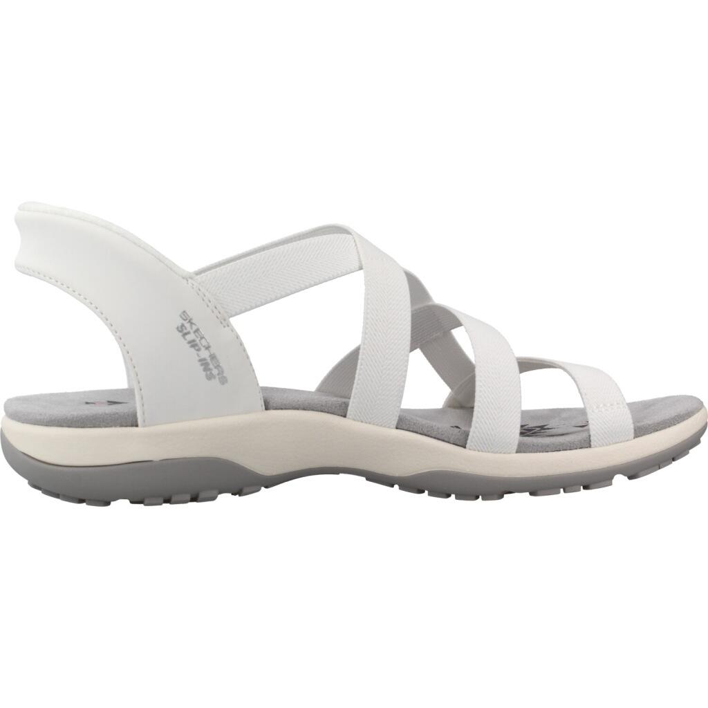 Sandalen Skechers Reggae Slim - Stretch Flex, Weiß, Damen 4/5