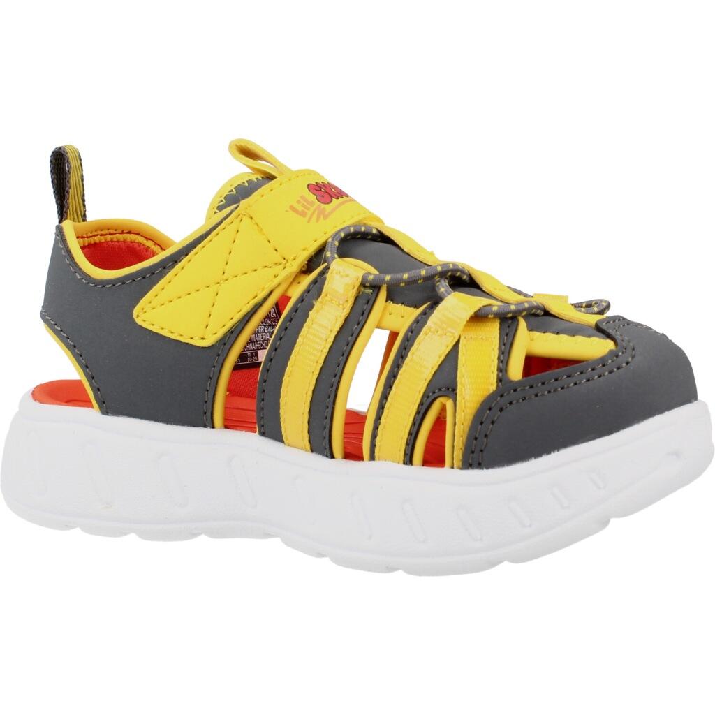 Sandales Skechers Play Scene Splash, Gris, Enfants 5/5