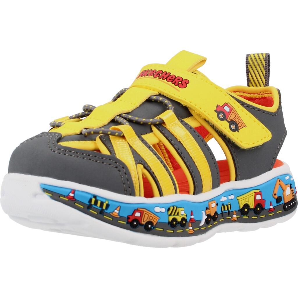 Sandals Skechers Play Scene Splash, Gray, Kids
