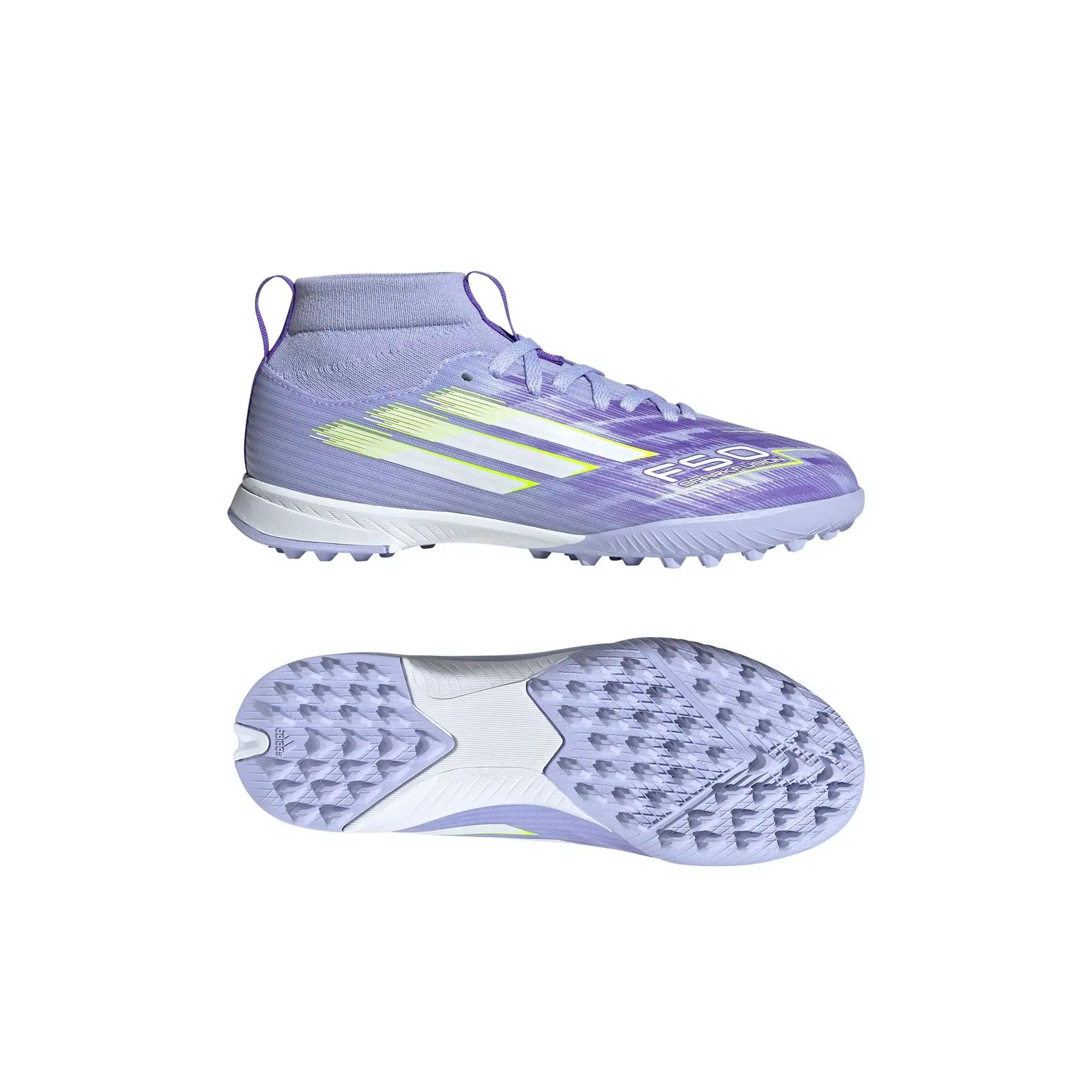 Botas de fútbol para niños adidas F50 Sparkfusion TF 4/7