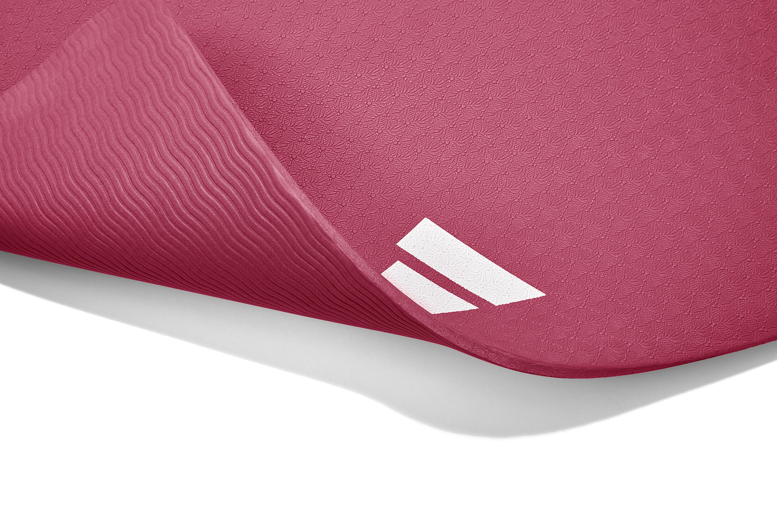Tapis de fitness et de yoga Adidas, 8 mm, rouge foncé 4/5