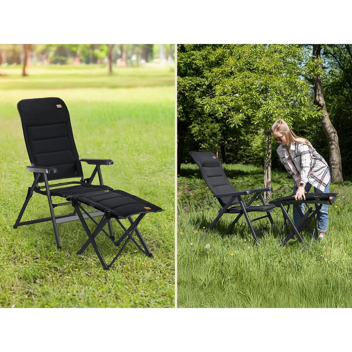 Sgabello da campeggio Lepola XL - Sedia da campeggio pieghevole  - Altezza 40 cm 5/7