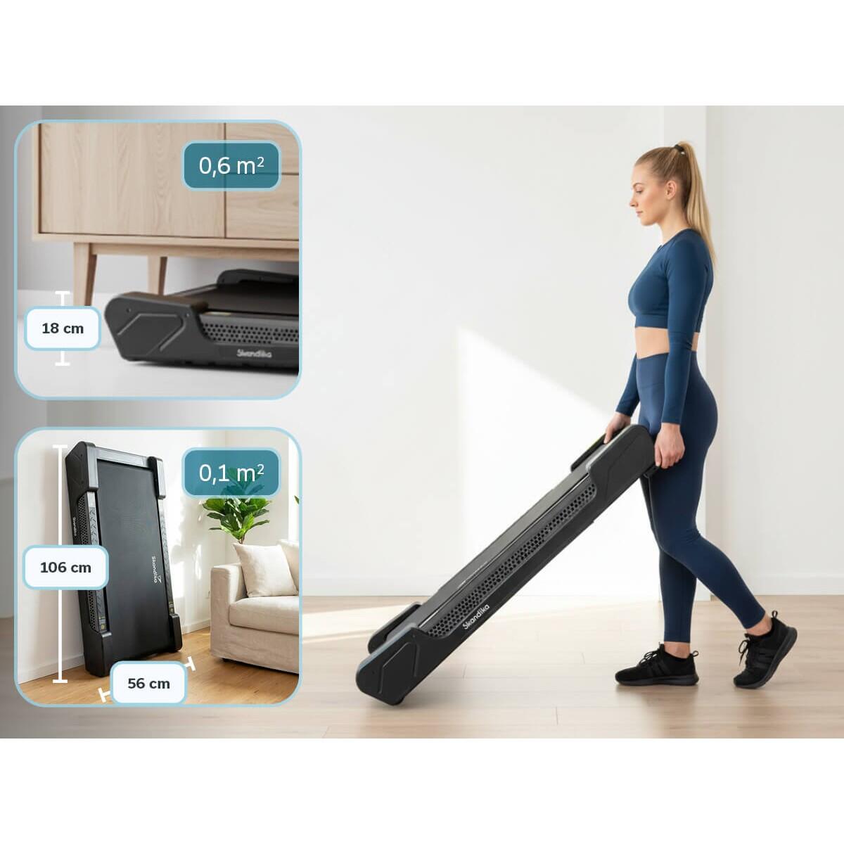 Cinta de correr para casa - Walking Pad Trekant K6-S - 6 km/h - Bluetooth 4/7