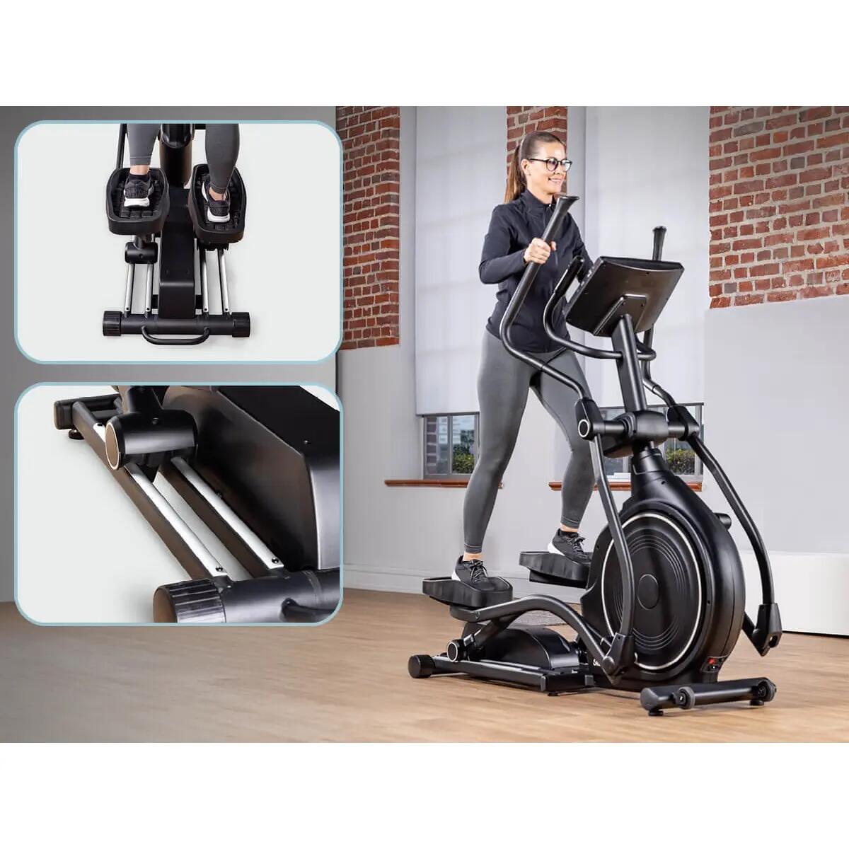 Rower eliptyczny, trenażer magnetyczny Carbon P30-S, z dotykowym wyświetlaczem 3/7