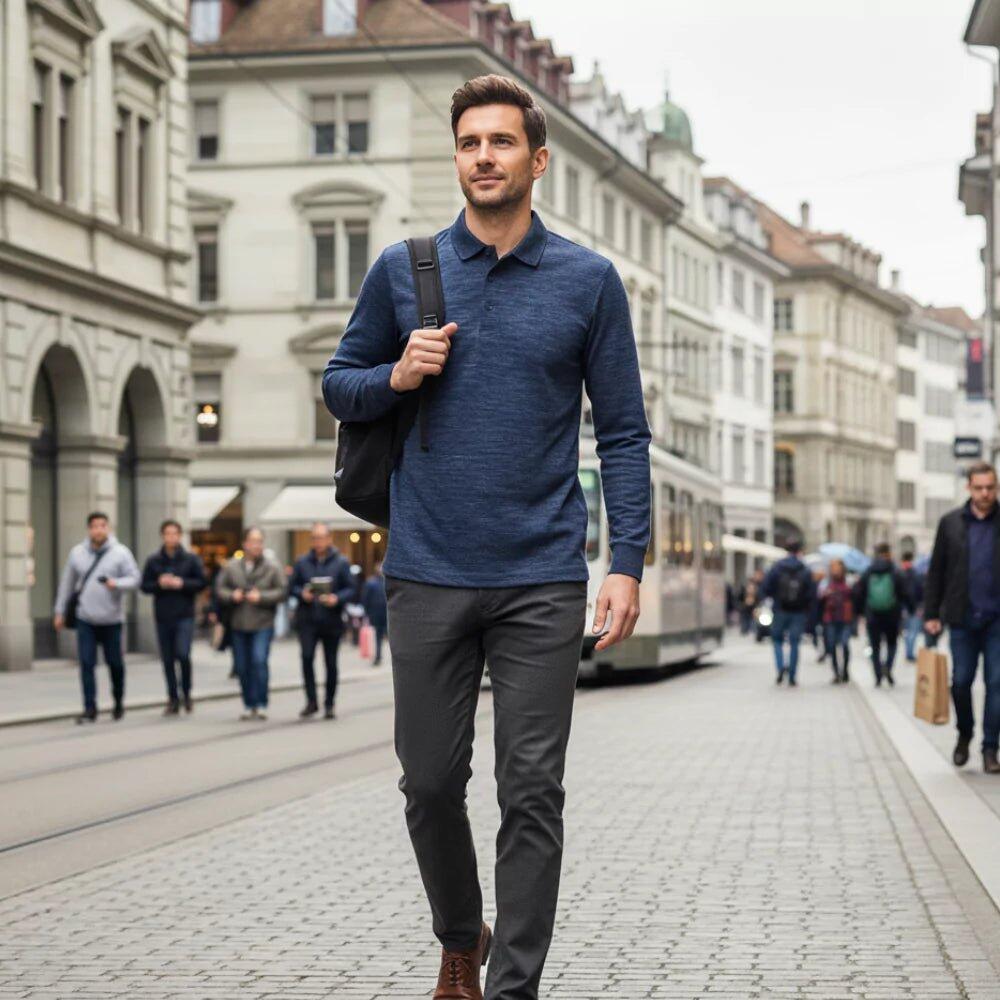 Polo Merino Rigi ML Homme 4/7