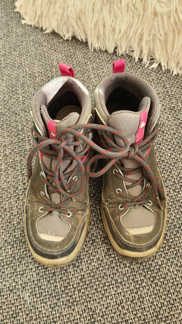 Tussen Particulieren - Decathlon wandelschoenen quechua grijs roze 33 7/7