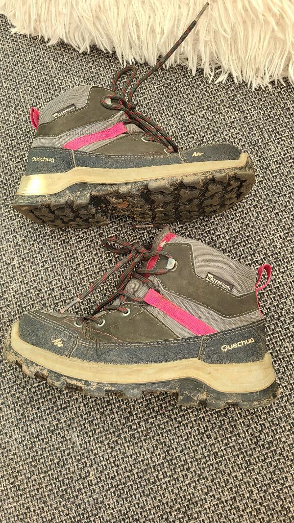 Tussen Particulieren - Decathlon wandelschoenen quechua grijs roze 33 4/7