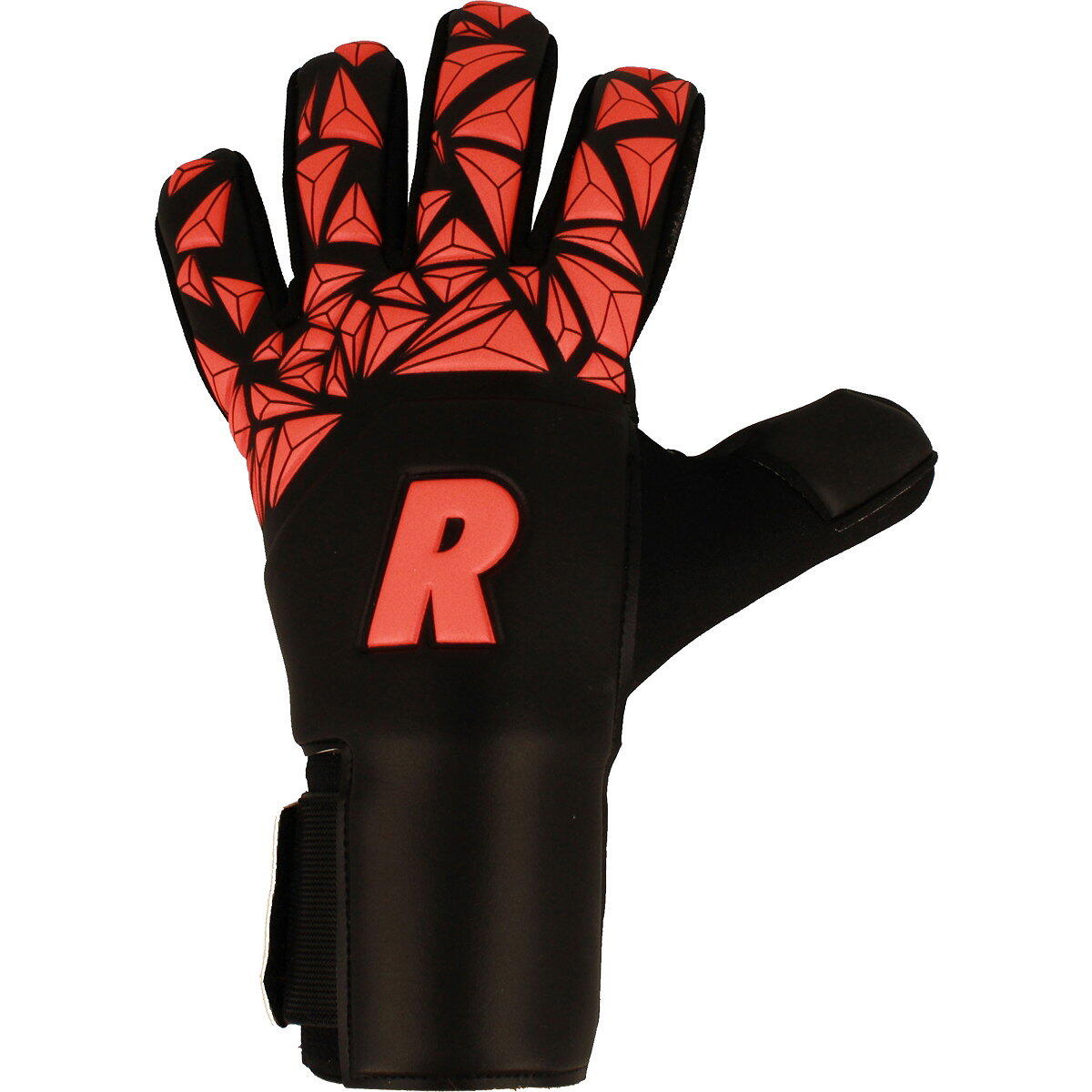 Real Spyder 2 Gants De Gardien Hommes - Noir / Rouge Fluo 2/3