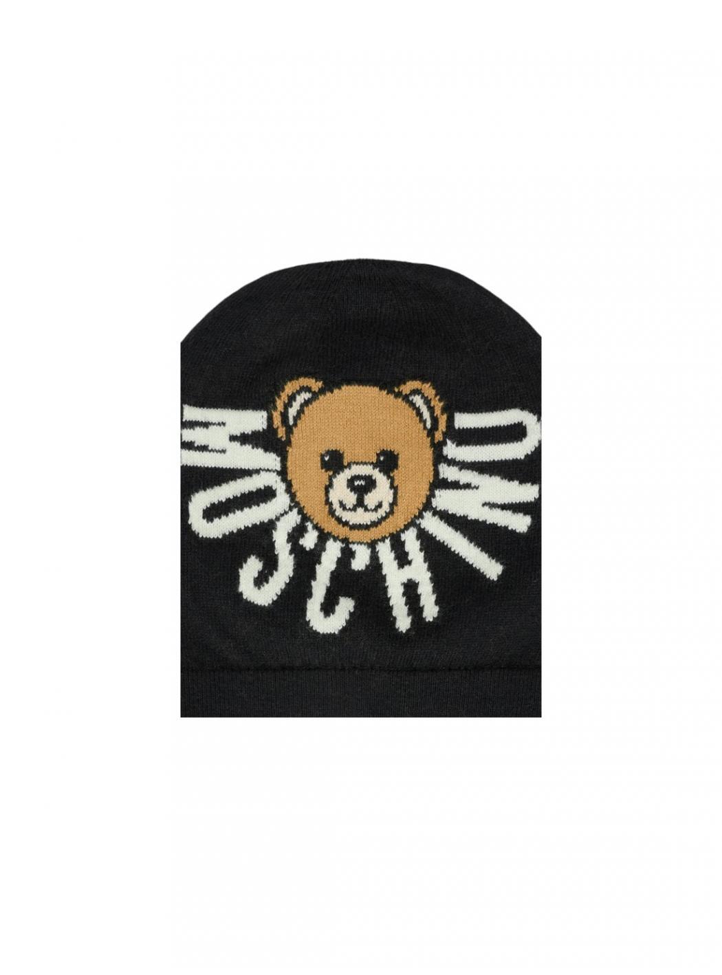 Cappello invernale criança unissexo Moschino preto 3/3