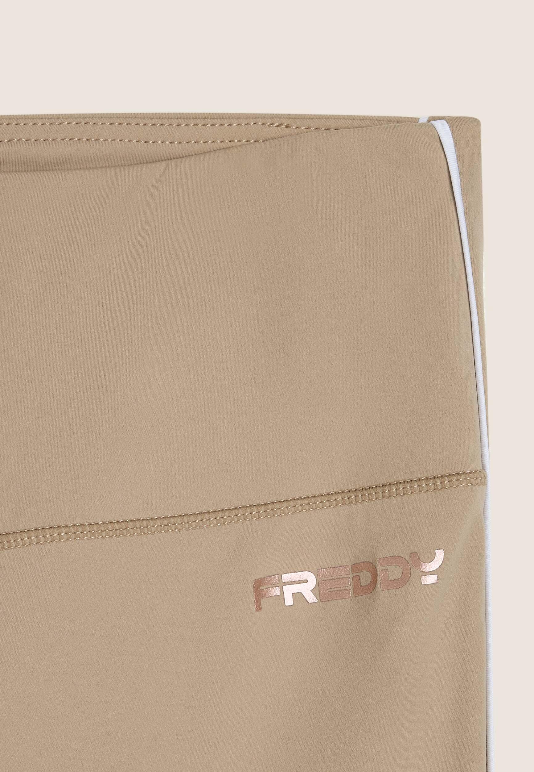 Leggings de sport 7/8 à taille super haute avec passepoil contrastant 3/3