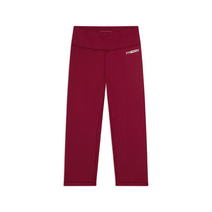 Leggings style corsaire à taille haute en tissu technique à séchage rapide
