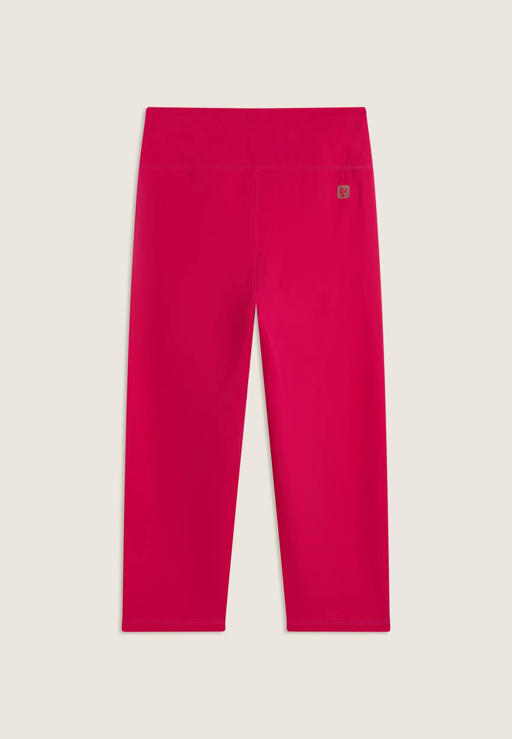 Leggings corsaro vita alta in tessuto tecnico quick dry 2/3