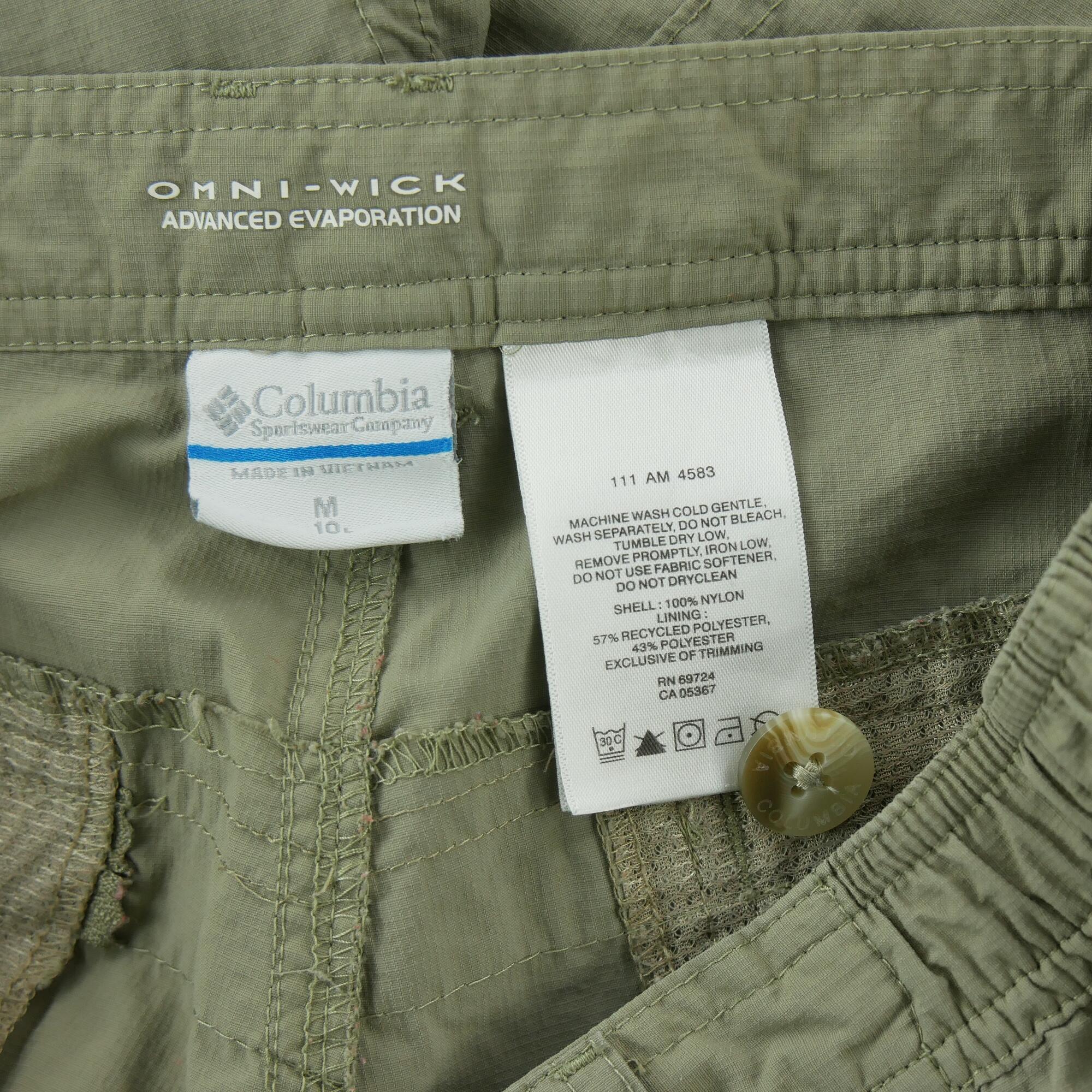 Second hand - Pantaloncini Uomo Columbia Omni-Wick Cargo - Stato molto buono 7/7