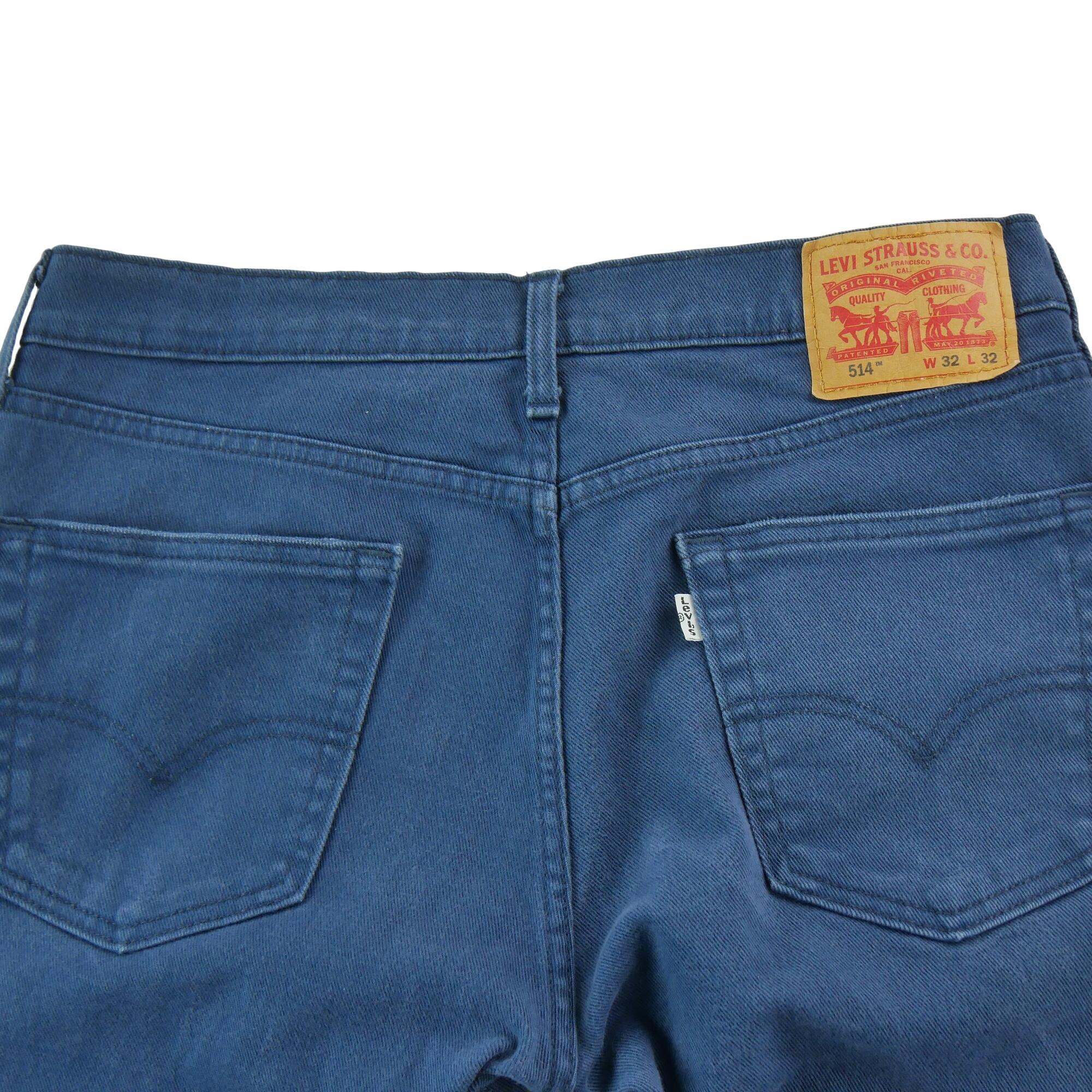 Seconde vie - Jean Homme Levis 514 Straight Fit Bleu - Excellent 4/7