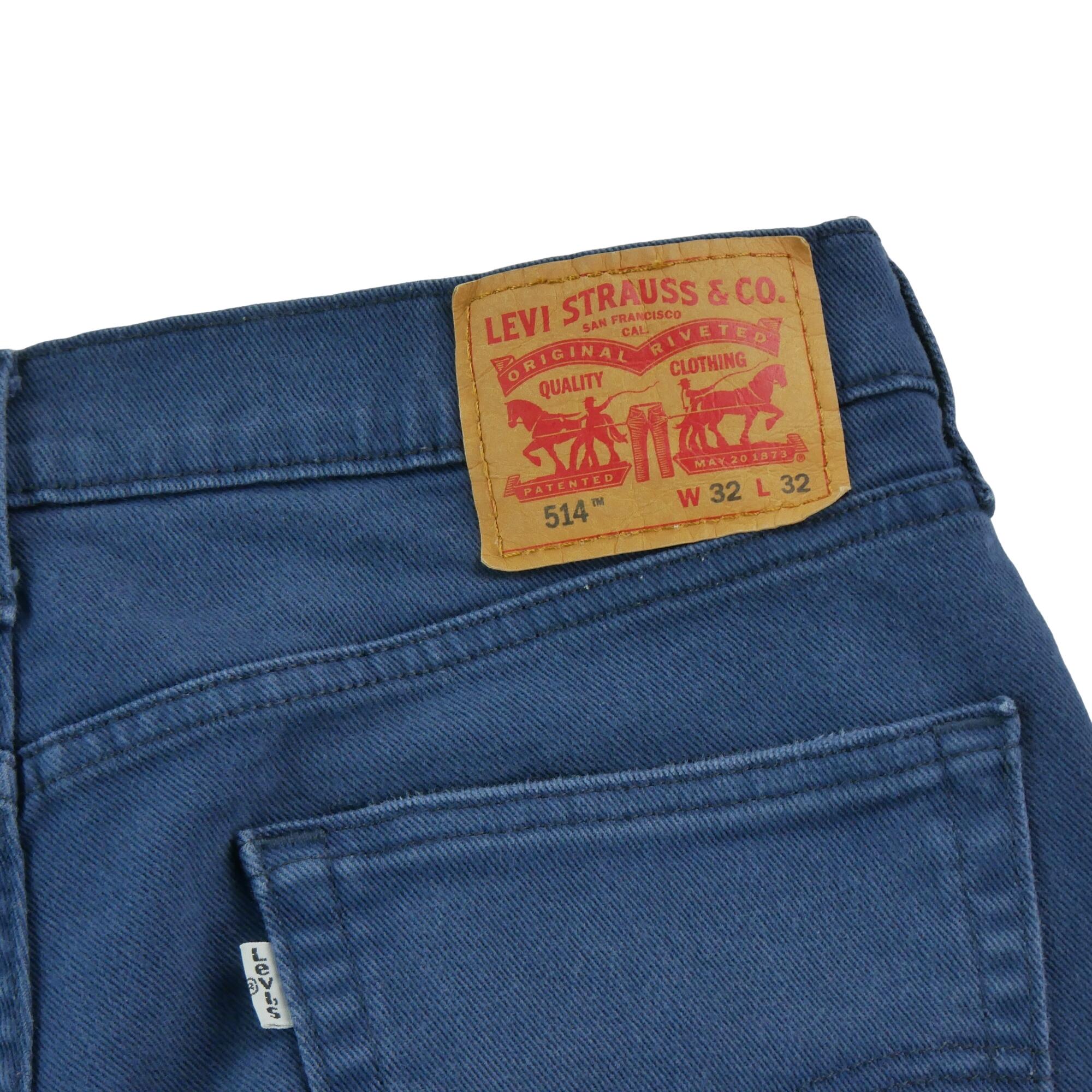 Seconde vie - Jean Homme Levis 514 Straight Fit Bleu - Excellent 6/7