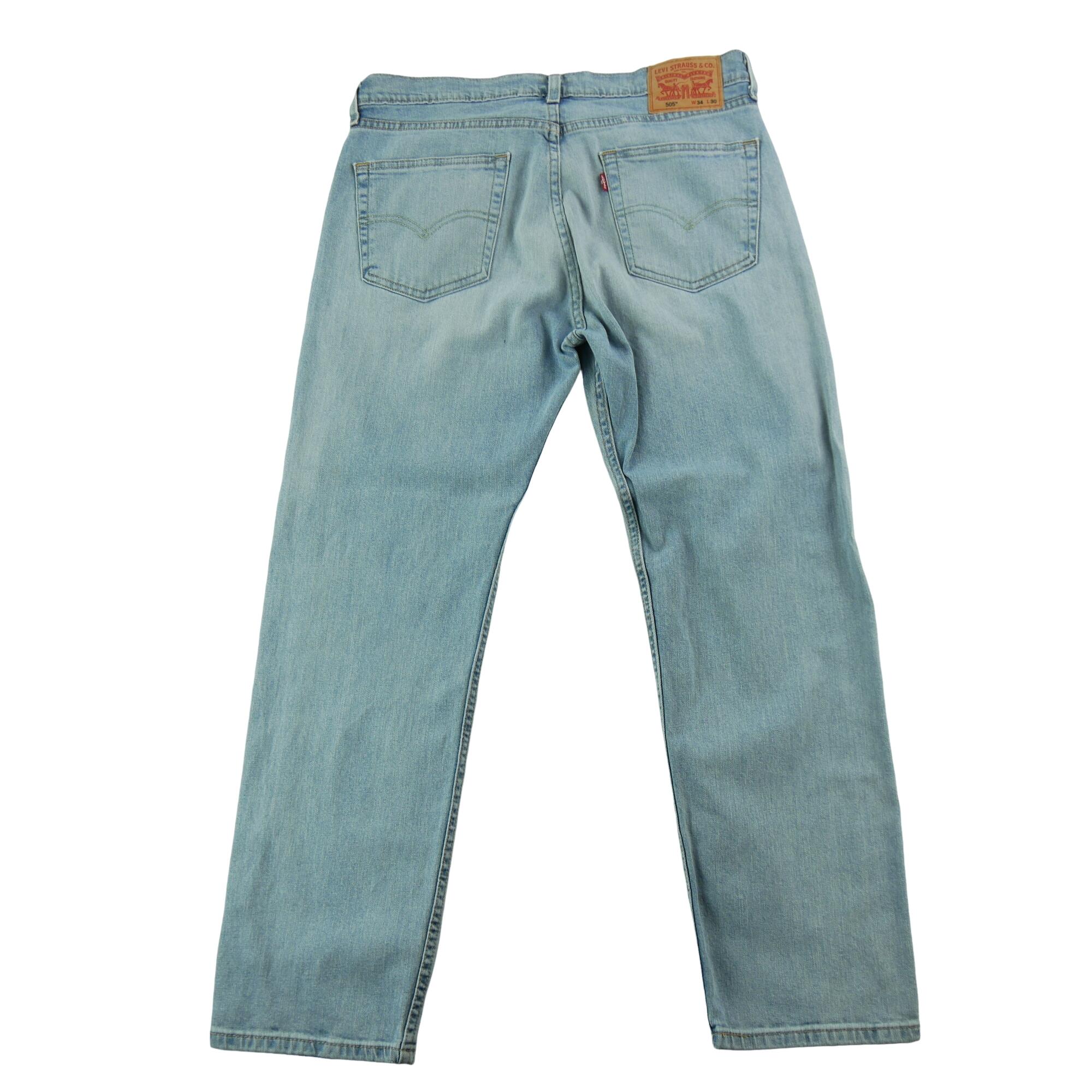 Segunda Vida - Pantalón vaquero hombre Levi Strauss 505 Regular - Bueno 2/7