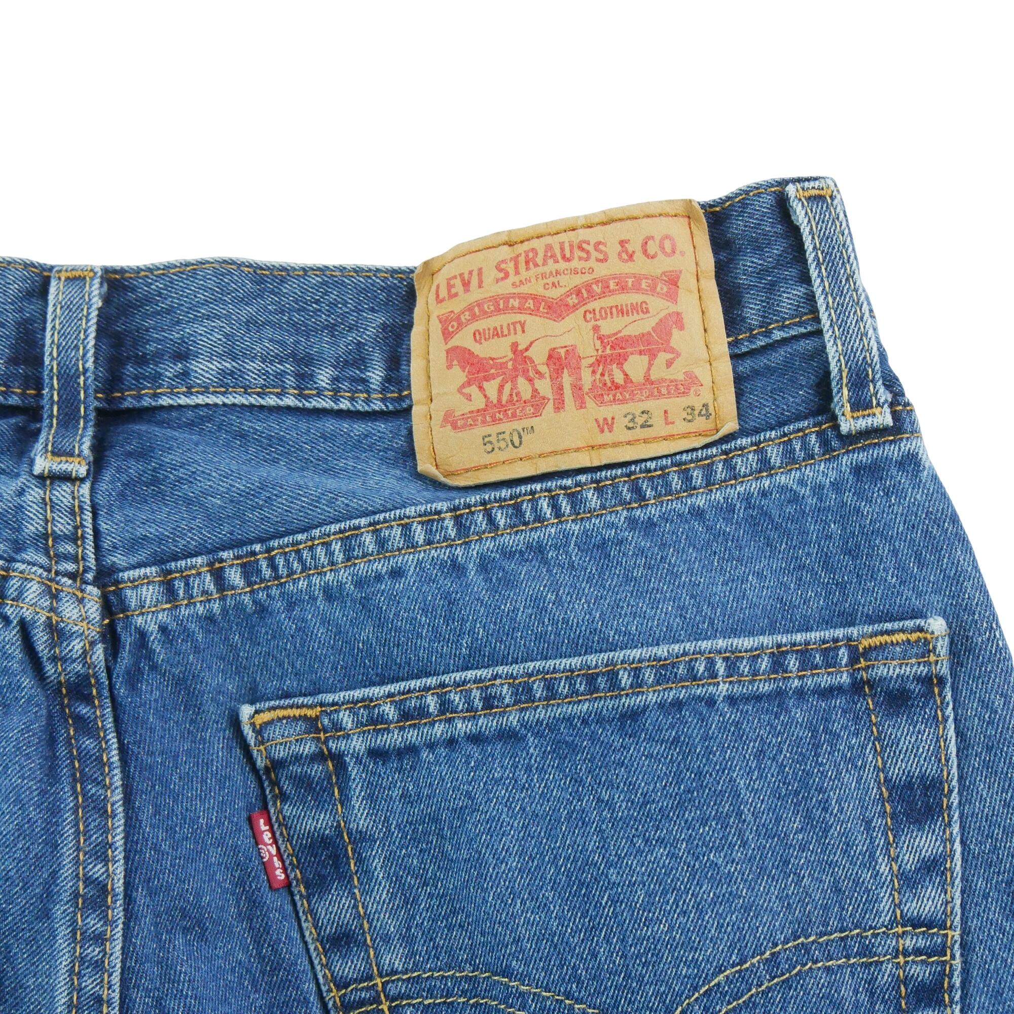 Seconde vie - Jean Homme Levis 550 Relaxed Fit Bleu - Excellent 5/7