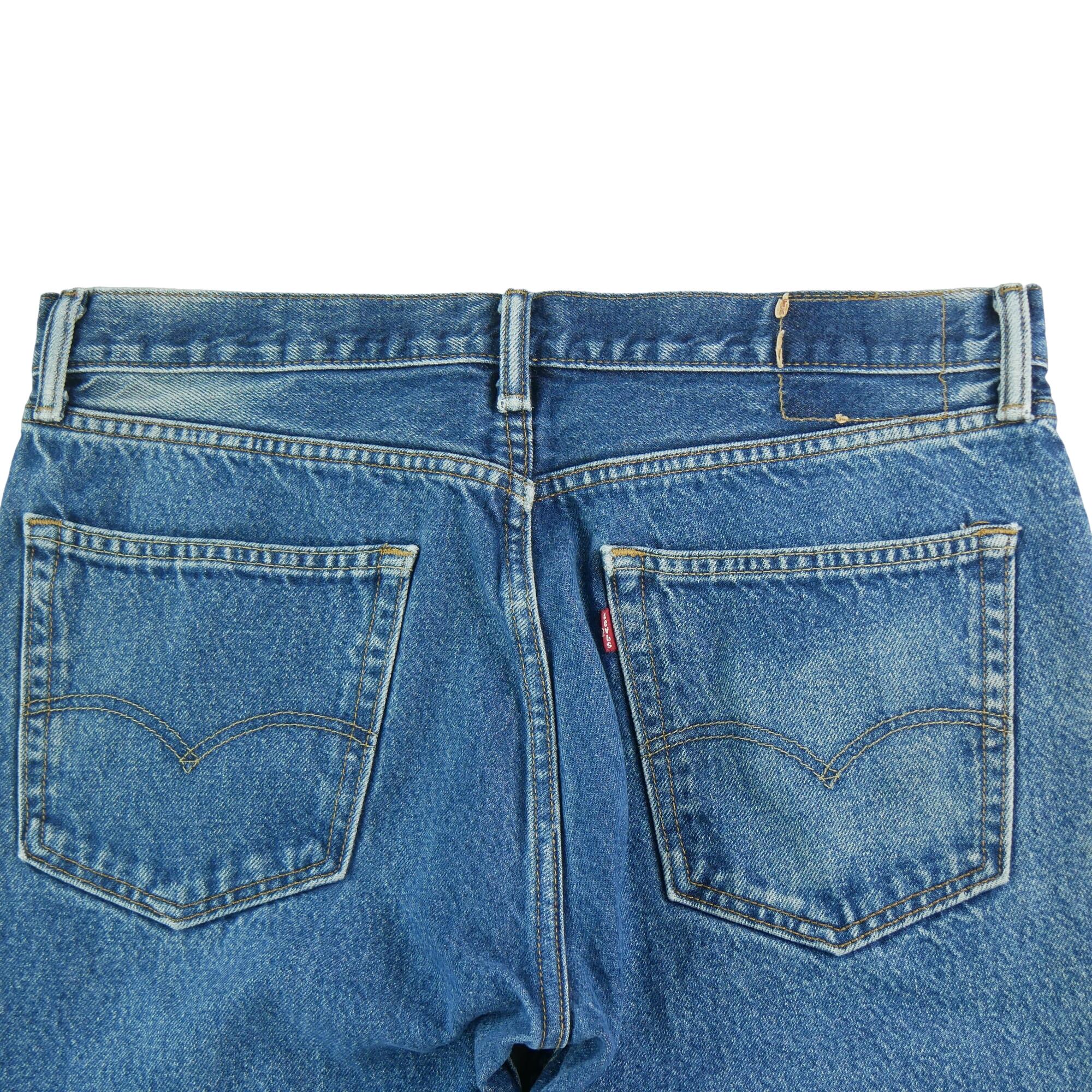 Seconde vie - Jean Homme Levis 505 Regular Fit Bleu - Bon état 4/7