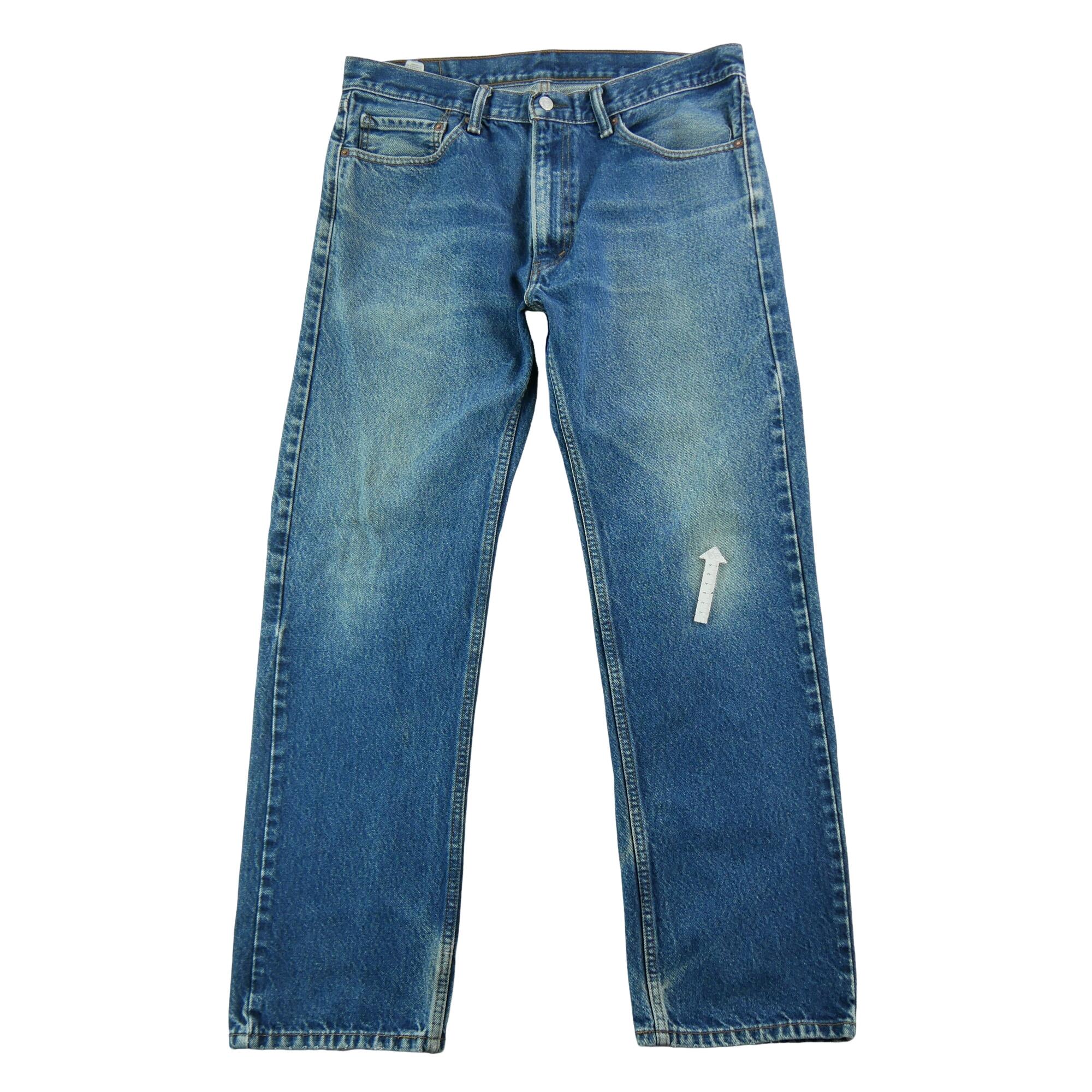 Seconde vie - Jean Homme Levis 505 Regular Fit Bleu - Bon état 6/7