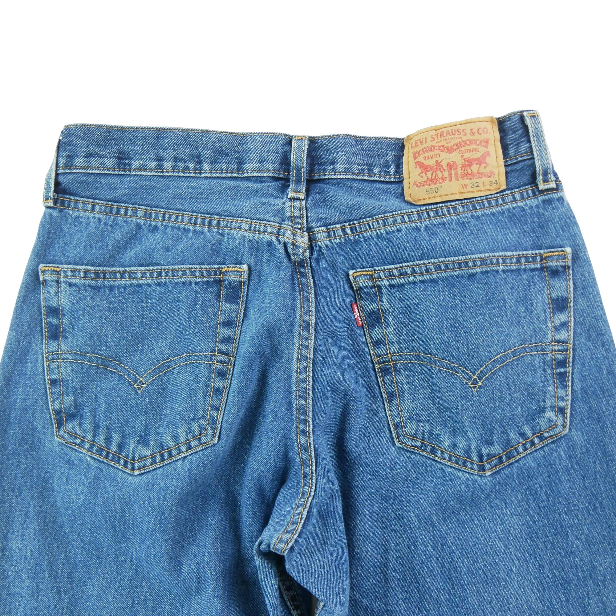 Seconde vie - Jean Homme Levis 550 Relaxed Fit Bleu - Excellent 4/7