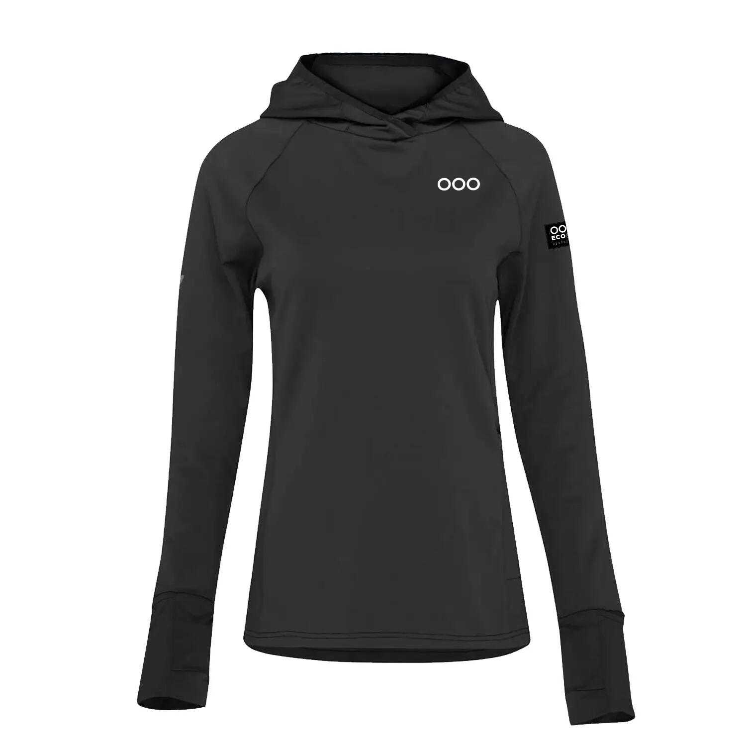 Sudadera avec capucha ECOON modèle Course du Sanglier couleur noir 4/7