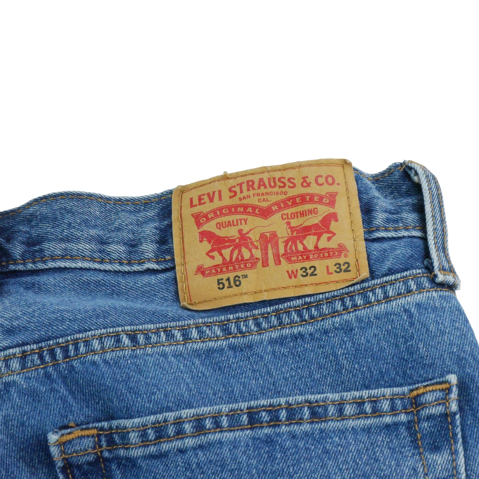 Segunda Vida - Levi Strauss Vaquero Hombre 516 Recto - Excelente 6/7
