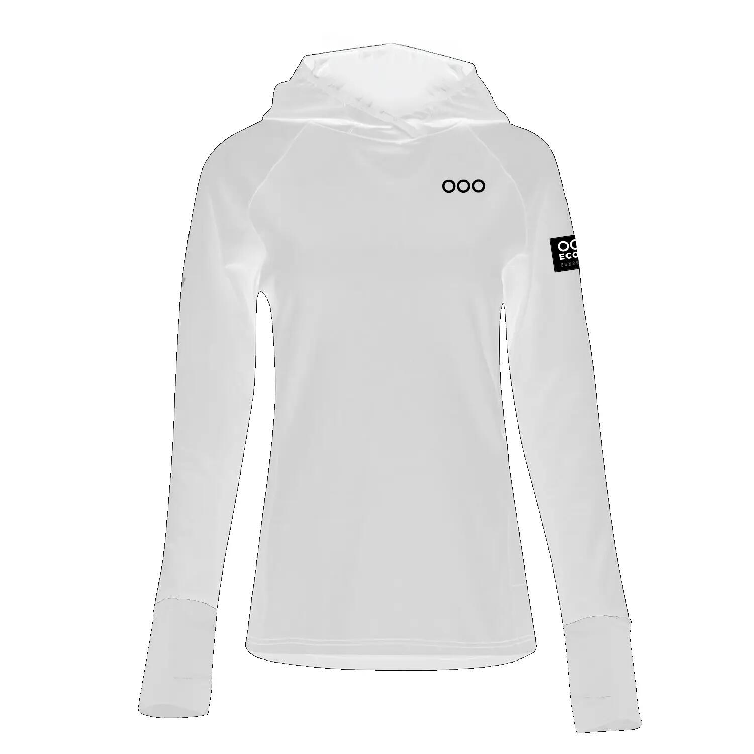 Sudadera avec capucha ECOON modèle Course du Sanglier couleur blanc 4/7