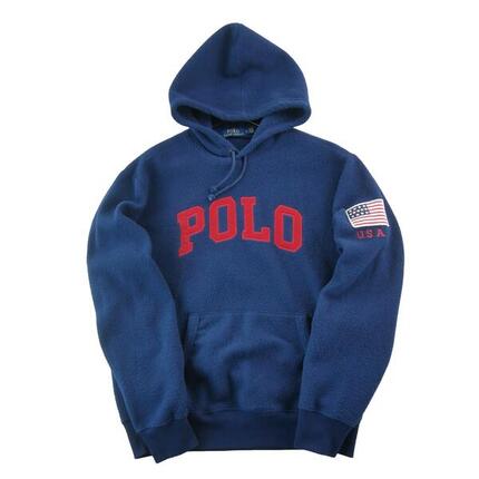 Seconde vie - Pull polaire Homme USA Flag Marine - Excellent