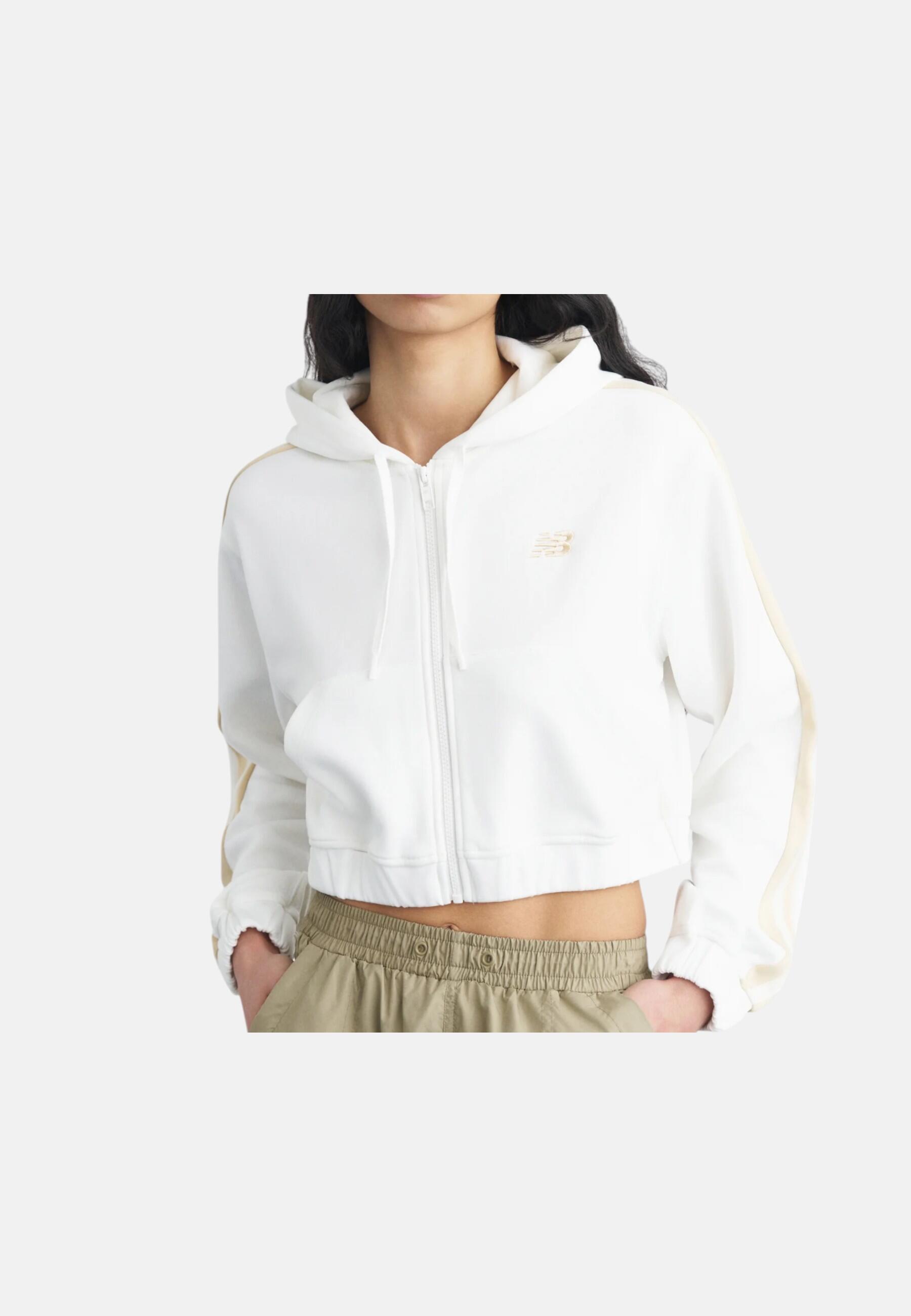 Casaco mulher New Balance branco 2/3