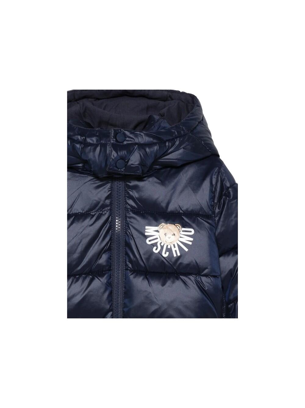 Kurtka pikowana chłopięce Moschino czarny 3/3