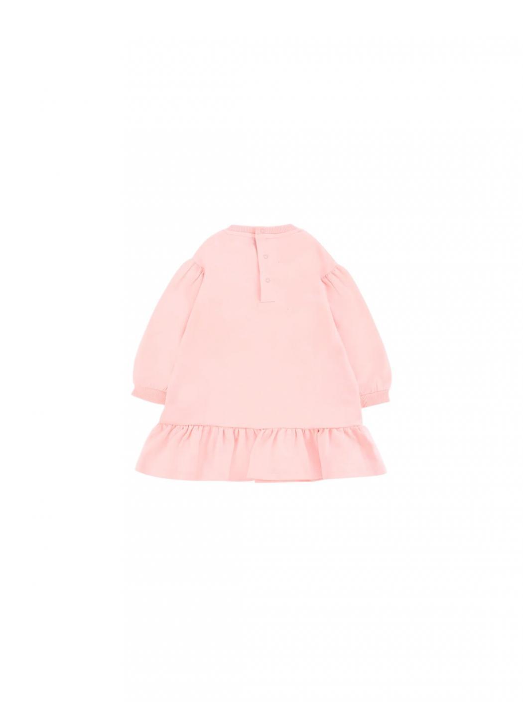vestido menina Moschino rosa 2/3