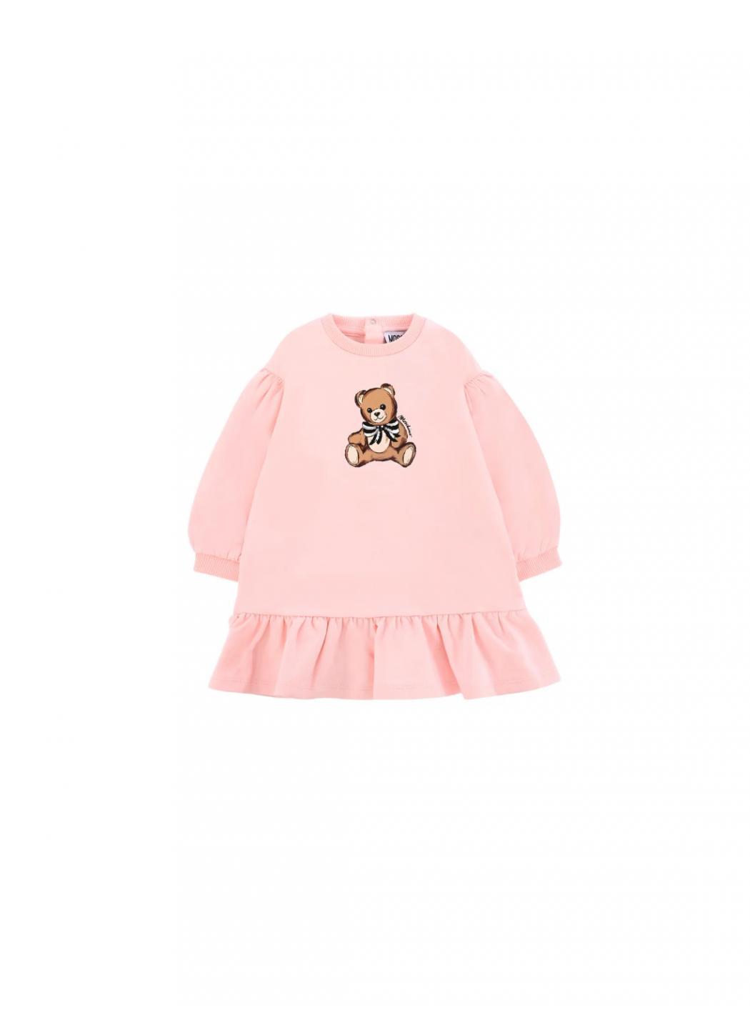 vestido menina Moschino rosa 1/3