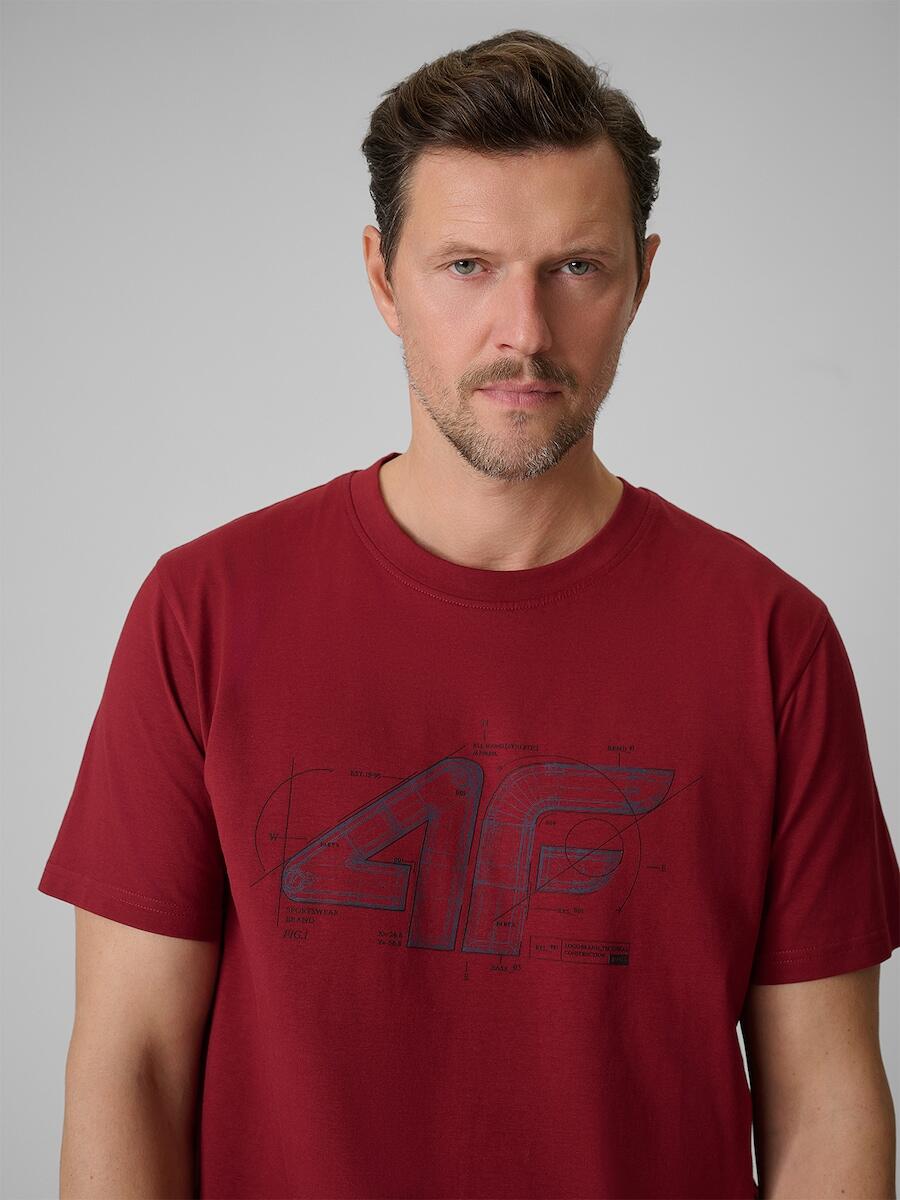 T-shirt męski 4F 4FRSS26TTSHM3989 4/7