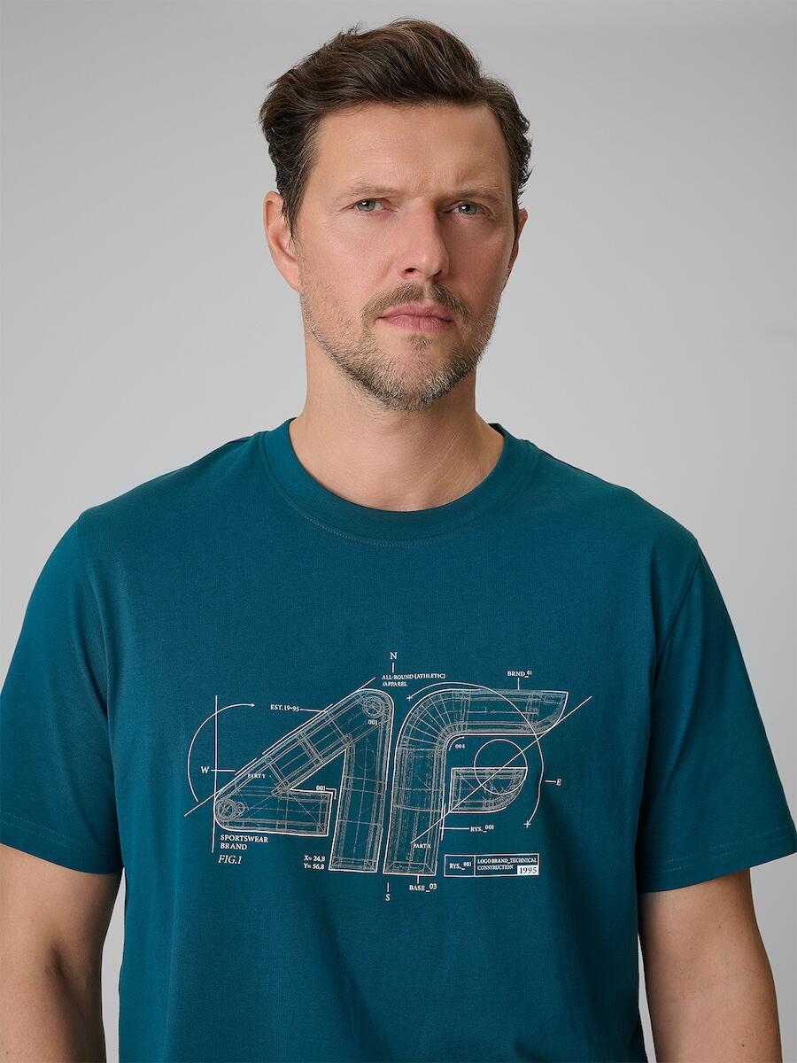 T-shirt męski 4F 4FRSS26TTSHM3989 4/7