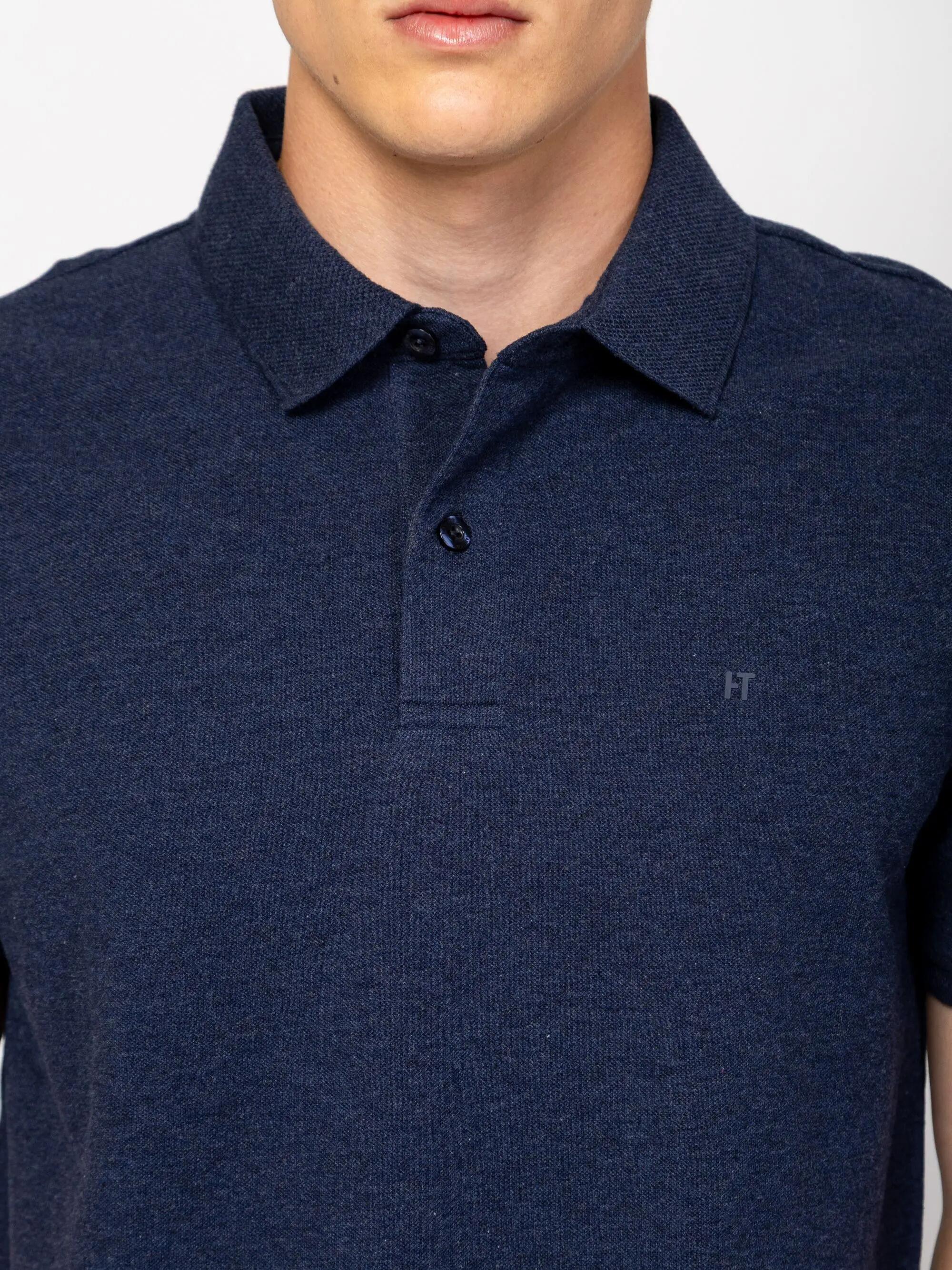 Tricou cu mânecă scurtă, cu guler, pentru bărbați DOLFO 5/5