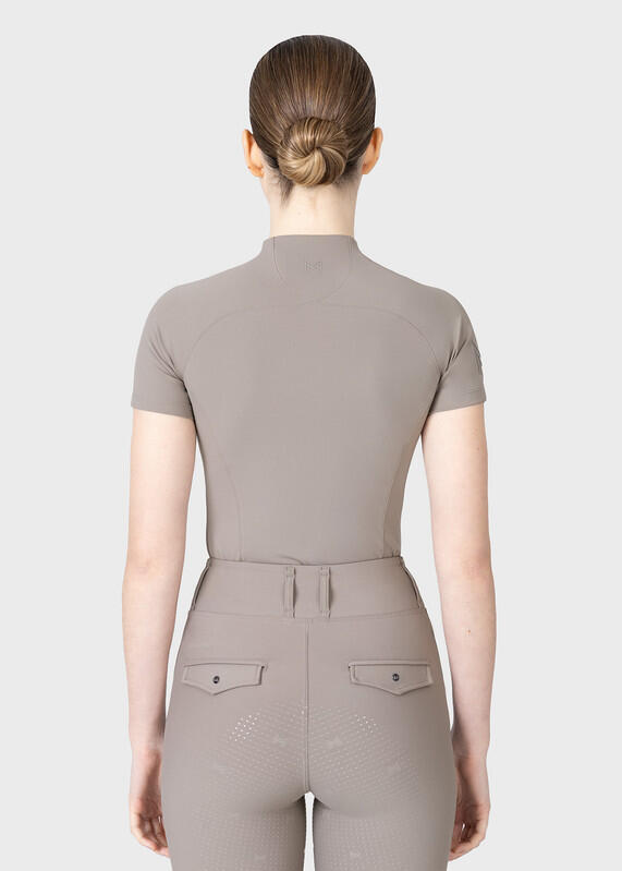 Camiseta Base Manga Corta Mujer Equitación Maximilian Origin Topo 3/7