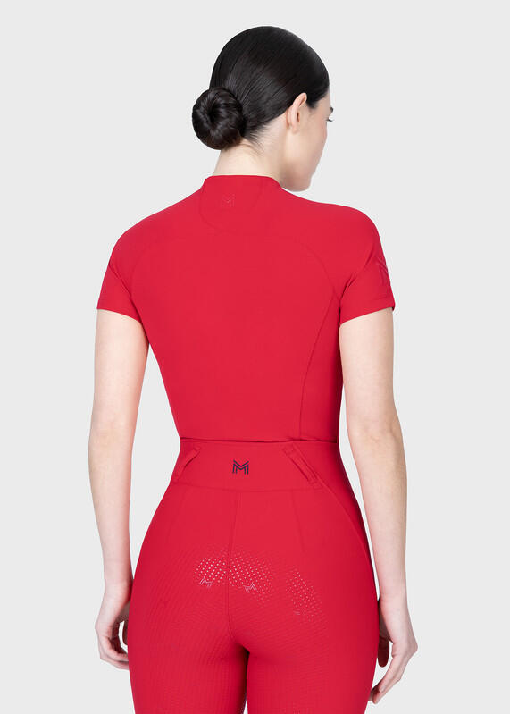 Camiseta Base Manga Corta Mujer Equitación Maximilian Origin Granadina 3/7