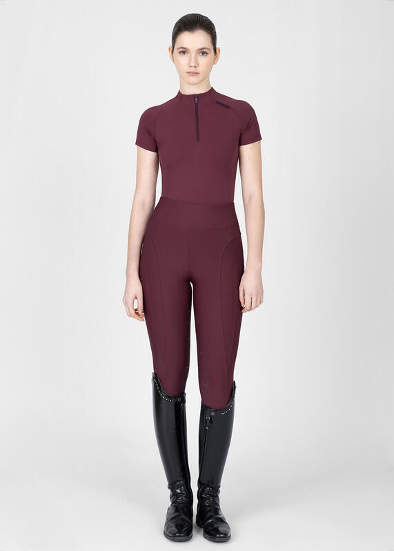 Camiseta Base Manga Corta Mujer Equitación Maximilian Origin Rosa Palo 6/7