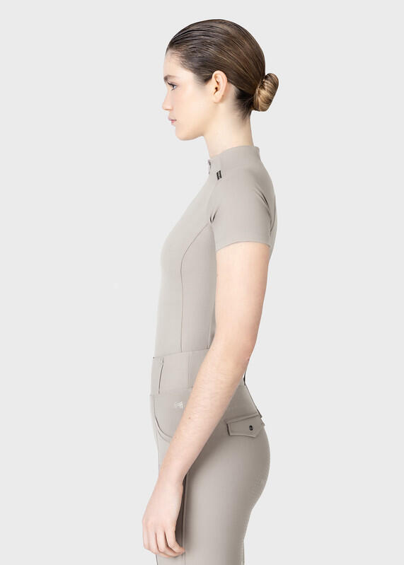 Camiseta Base Manga Corta Mujer Equitación Maximilian Origin Topo Suave 2/7