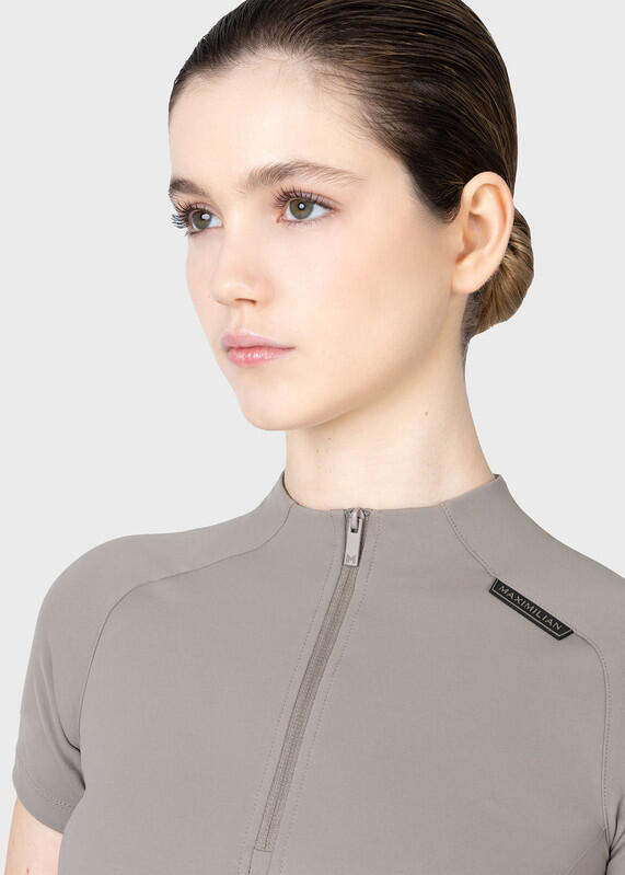 Camiseta Base Manga Corta Mujer Equitación Maximilian Origin Topo 5/7