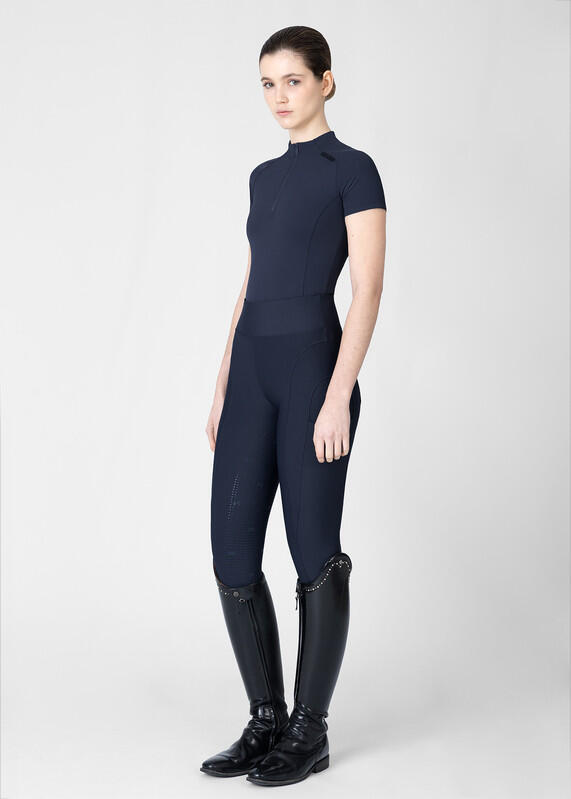 Camiseta Base Manga Corta Mujer Equitación Maximilian Origin Atlántico 6/7