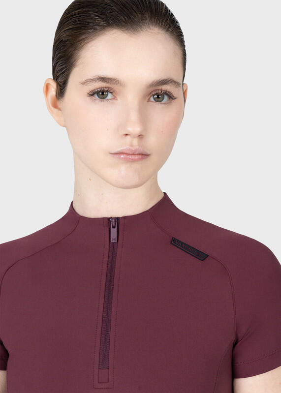 Camiseta Base Manga Corta Mujer Equitación Maximilian Origin Rosa Palo 5/7