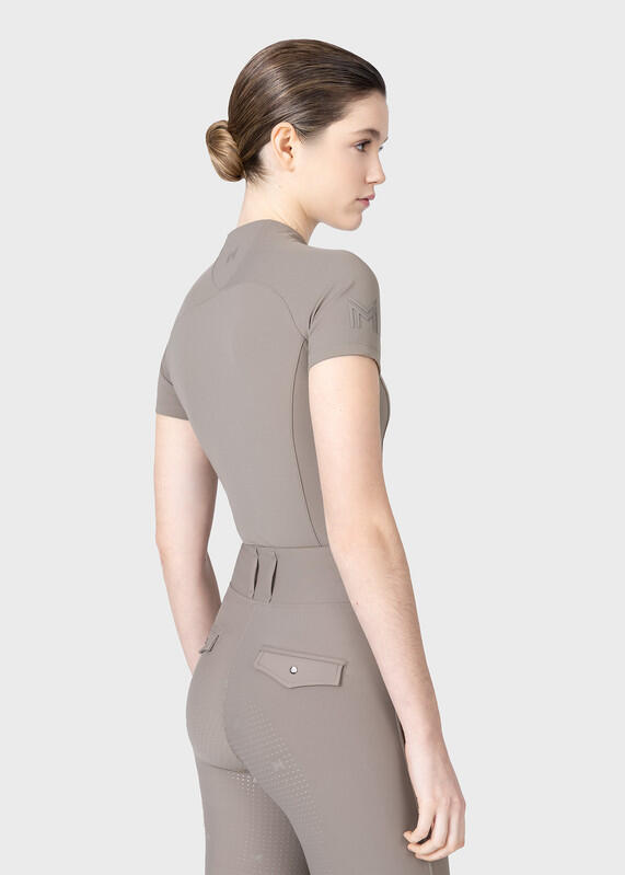 Camiseta Base Manga Corta Mujer Equitación Maximilian Origin Topo 4/7